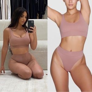 SKIMS Stretch Rib Bra - *limited edition* Rose Clay